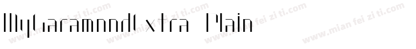 MgGaramondExtra Plain字体转换